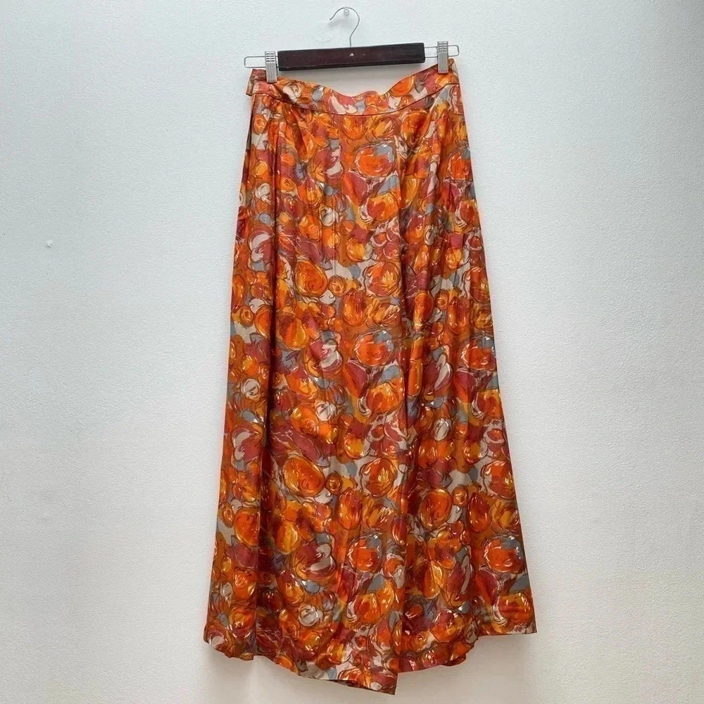 Vintage - Apple Print Rust Red Cullotes